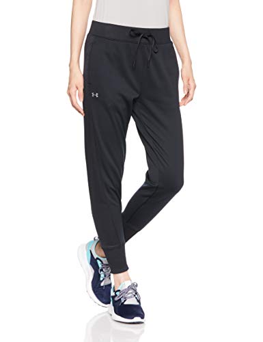 Under Armour Synthetic Fleece Jogger - Pantalones, Mujer, Negro (Black/Tonal), XS