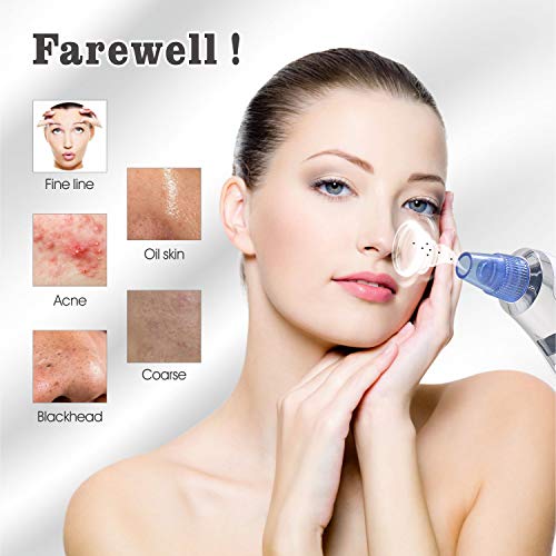 Uni-Right 4 en 1 cepillo de limpieza facial eléctrico para el cuidado de la piel del cuerpo multifunción SPA masajeador exfoliador para acné, puntos negros y piel muerta...