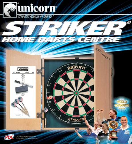 Unicorn Striker Home - Diana con Marcador y Dardos Negro, Blanco, Azul, Rojo y marrón Talla:Talla única