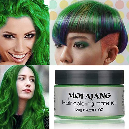 Unisex Multi-Color Tinte Temporal para el cabello Crema Modelado Moda DIY Color de pelo Cera Barro Crema para el cabello Tinte 6 colores
