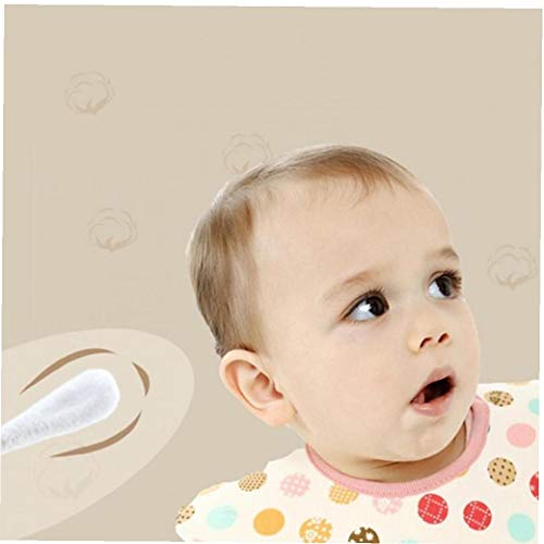 Útiles de Limpieza para bebés Esponja de algodón Cabeza del Doble de algodón Suave Cogollos Oído Oído, Nariz Tampon