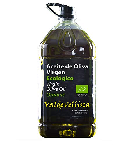 ValdeVellisca - Aceite Oliva Virgen 5 litros - AOV ECOLOGICO - Primer prensado en frio