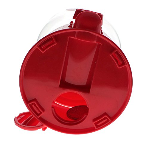 VANKER caramelo dispensador máquina de chicles de Gumball Snacks de almacenamiento de cajas de regalos de juguetes(Rojo)