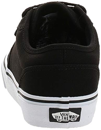 Vans Atwood, Sneaker para Hombre, Negro (Black/White Canvas 187), 46 EU