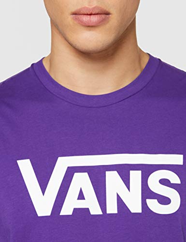Vans MN Classic Camiseta, Morado, M para Hombre
