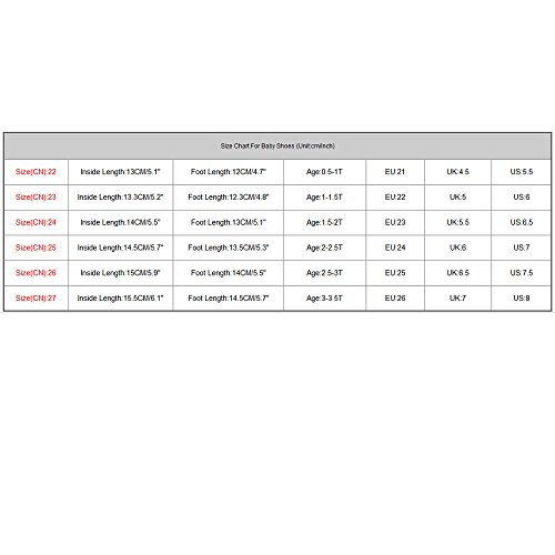 VECDY Zapatos Bebe Niña, Moda Suave Zapatos 2019 Suave Suela Bebé Niño Chicas Color Sólido Casual Zapatos De Cuero Pricness Sandalias Deportivas Zapatos De Verano para Infantil (Amarillo,26)