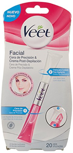Veet Lapiz Facial Cera de Precision & Crema Post-depilación - 20 gr