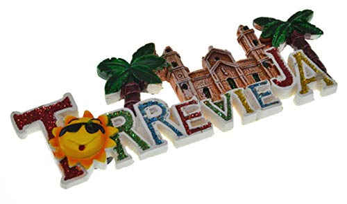 VENTURA TRADING TV1 Torrevieja Imán de refrigerador magnético Insignia Villamartin Caboroig España Regalo