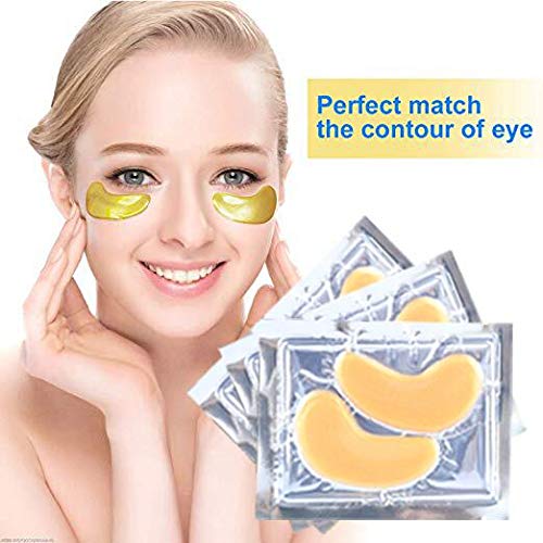 Venus Visage Máscara de tratamiento de ojos de oro de 24 K | 12 pares