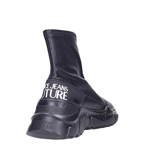 Versace Jeans Couture Sneakers, Zapatillas de Gimnasia para Mujer, Negro (Nero 899.0), 40 EU