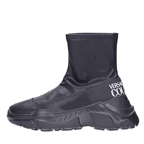 Versace Jeans Couture Sneakers, Zapatillas de Gimnasia para Mujer, Negro (Nero 899.0), 40 EU