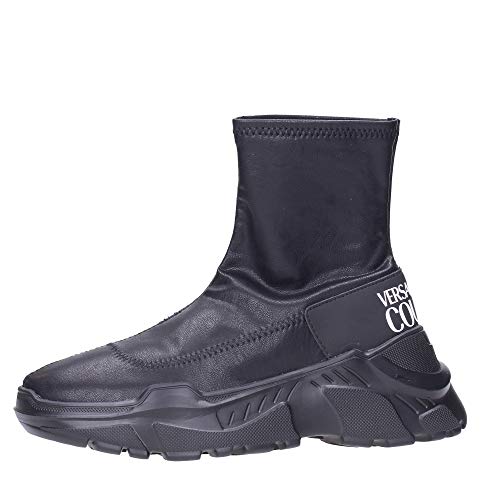 Versace Jeans Couture Sneakers, Zapatillas de Gimnasia para Mujer, Negro (Nero 899.0), 40 EU