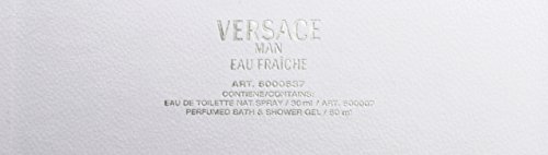 Versace Man Eau Fraiche 30 ml Eau de Toilette Plus 50 ml Gel de Ducha Set de regalo para él, 1er Pack (1 x 30 ml)
