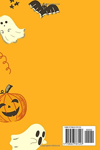 Vesper’s Haunted Diary: Blank Halloween Notebook with Personalized Pumpkins & Ghosts Cover for Vesper (120 lined pages | 6 x 9 inches | 22.86 x 15.24 cm)