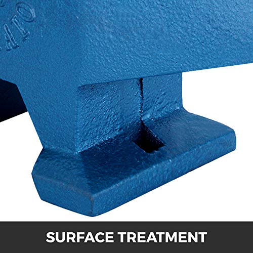VEVOR Yunque de Acero 30KG Acero Forjado con Agujeros Cuadrados 21mm para Metalúrgicos y Herreros en Talleres de Metal, para Remachar Aplanar Forjar y Formar Metal