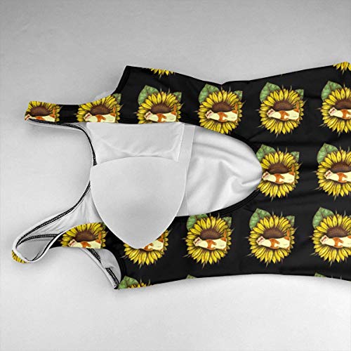 VFBGF Traje de baño para Mujer Traje de baño de una Pieza Traje de baño para Playa Ferret Sunflower Womens Classic Siamese Swimsuit Triangle Bath Suit