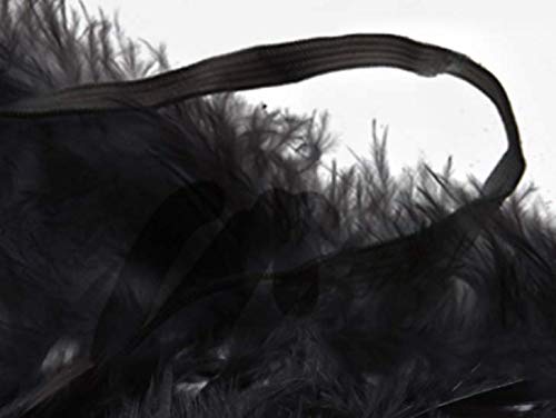 VHDJ Halloween Niño Pluma Negra Alas de diablillo Adornos de Disfraces para Adultos Negro