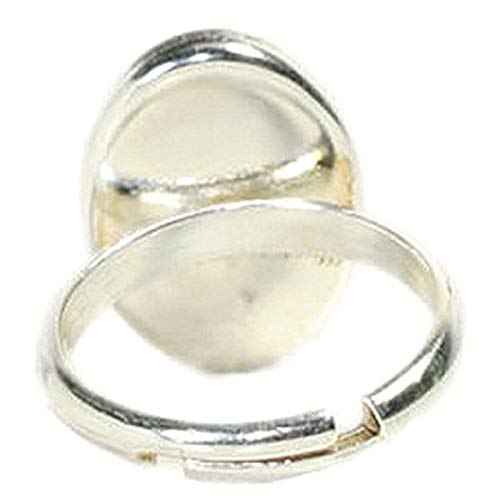 Vibrations Cristallines - Anillo de plata y jaspe rojo – Pequeño