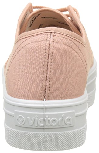 Victoria Basket Lona Plataforma, Zapatillas Unisex Adulto, Beige (Maquillaje), 39 EU