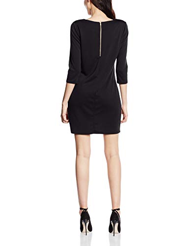Vila Clothes VITINNY NEW DRESS, Vestido Mujer, Negro (Black), M (Talla fabricante: M)