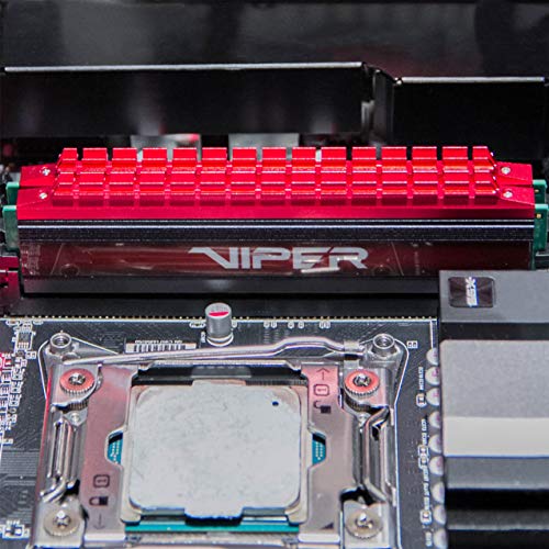 Viper 4 PV416G320C6K DDR4 3200MHz C16 Módulo de Memoria XMP 2.0 Alto Rendimiento Rojo 16 GB (2x8GB)