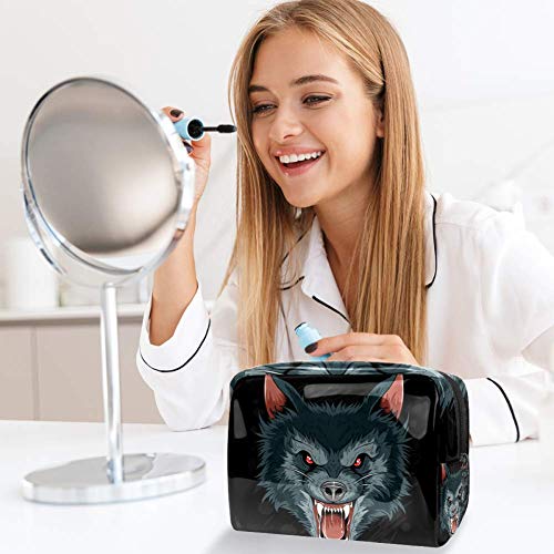 Viper Snake Makeup Bag Travel Neceser Bolsa de aseo de viaje, Nylon resistente al agua