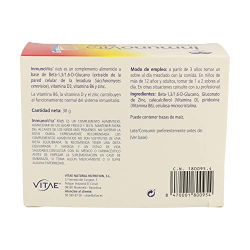VITAE - INMUNOVITA KIDS 30sob VITAE