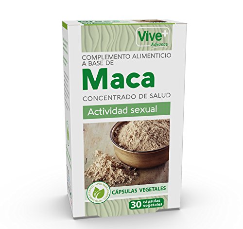 Vive+ Advance Maca, Suplemento Alimenticio - 3 Paquetes de 30 Cápsulas