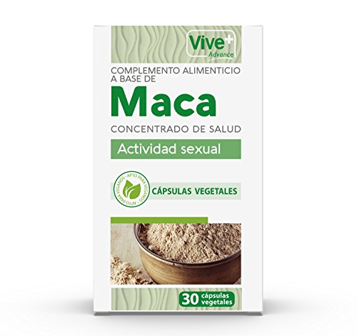 Vive+ Advance Maca, Suplemento Alimenticio - 3 Paquetes de 30 Cápsulas