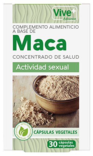 Vive+ Advance Maca, Suplemento Alimenticio - 3 Paquetes de 30 Cápsulas