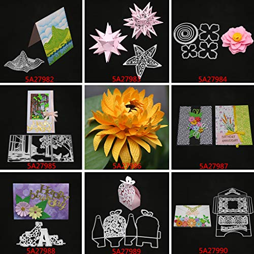 Vivianu Caja De Regalo De Metal Mariposa, Plantillas De Troqueles De Corte, Tarjeta De Sello De Scrapbooking DIY,Caja De Dia De San Valentin