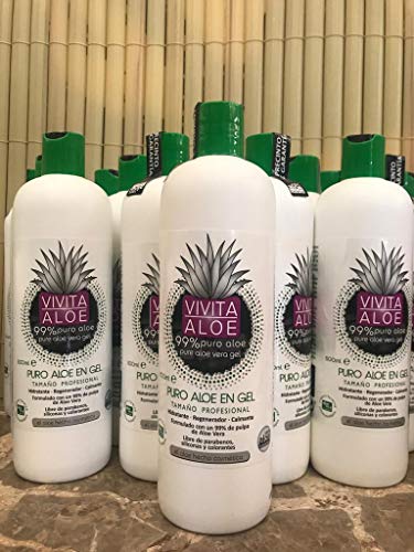 Vivita Aloe - Gel puro de Aloe Vera de Canarias -500 ml