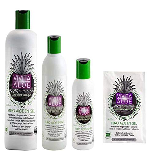 Vivita Aloe - Gel puro de Aloe Vera de Canarias -500 ml