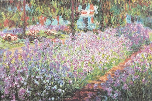 VON LILIENFELD Estuche Gafas Funda Ligeramente Estable Colorido Regalo Motivo Arte Floral Claude Monet: El jardín