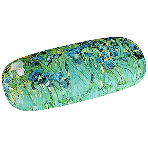 VON LILIENFELD Estuche Gafas Funda Ligeramente Estable Colorido Regalo Motivo Arte Floral Vincent van Gogh: Lirios