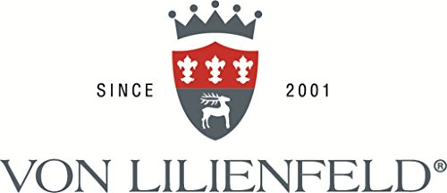 VON LILIENFELD Estuche Gafas Funda Ligeramente Estable Colorido Regalo Mujer Motivo Floral Amapolas