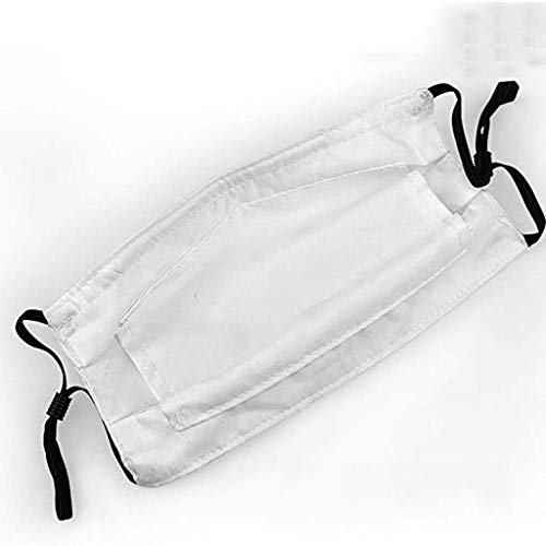 VTYOSQ Protección facial reutilizable unisex Cara lavable con filtro 1 Protección facial + 2 filtros Moda Nueva impresión