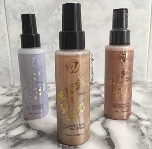W7 | Setting Spray | READY SET GLOW ROSE GOLD | Refreshing, Lightweight and Long Lasting