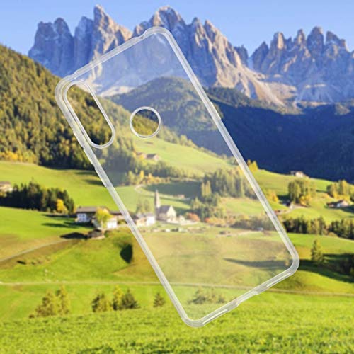 Weideworld Funda para Alcatel 3X 2020 + [2 Piezas] Cristal Templado, Ultra Fina Silicona Transparente TPU Carcasa Anti-Choque Anti-arañazos Case para Alcatel 3X 2020