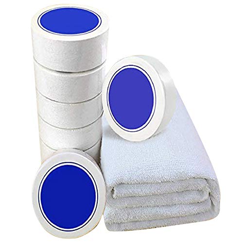 Weiye Toallas comprimidas Reutilizables – Toallas de algodón comprimido Blanco – 12 Unidades