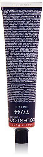 Wella Professionals Koleston 77/44 - Tinte de coloración, 60 ml, 1 unidad, color rubio medio rojizo intenso