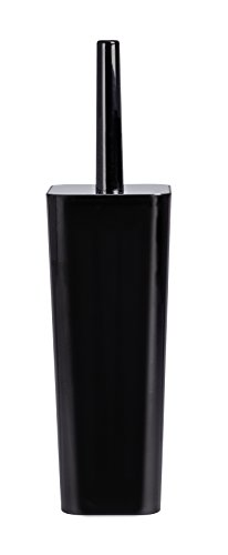 Wenko 22473100 Candy, Cepillo de baño ABS/PS Negro/Cromo 10 x 10 x 38,5 cm.
