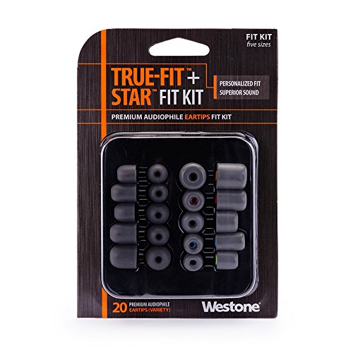 Westone TRUE-FIT + STAR Fit Kit. 20 Eartips