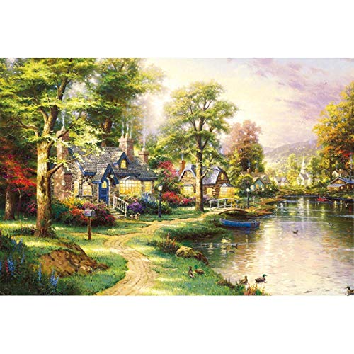 wgkgh Puzzles Rompecabezas Adultos Niños Villa De Montaña Xanadu 1000 Piezas Puzzles Collection Puzzles Cada Pieza Es Unica Tecnología encajan Perfectamente Jigsaw Puzzles 50CMX75CM