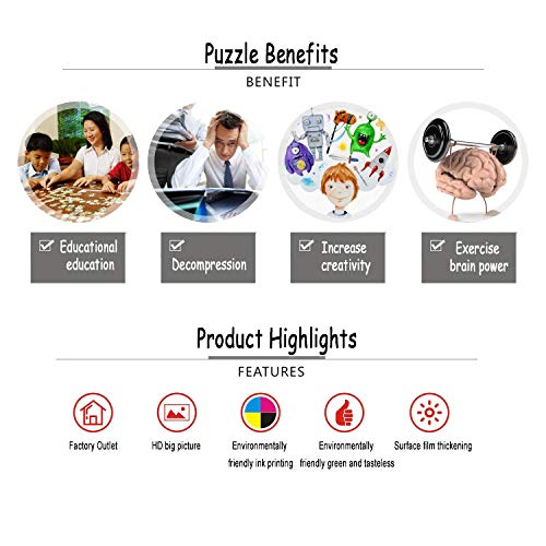 wgkgh Puzzles Rompecabezas Adultos Niños Villa De Montaña Xanadu 1000 Piezas Puzzles Collection Puzzles Cada Pieza Es Unica Tecnología encajan Perfectamente Jigsaw Puzzles 50CMX75CM