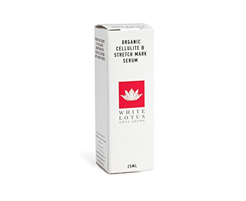 White Lotus - Sérum Anticelulítico de Aceite de Té Verde Orgánico y Natural Para Eliminar Estrías y Celulitis – Suero Antiedad Antiarrugas Vegano Rejuvenece y Regenera las Células de la Piel – 25ml