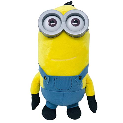 Whitehouse Peluche Minions Bob Kevin Stuart 25/30cm Minion con Gafas de Plástico, Peluche Suave y blandito, Envió Modelo Aleatorio (1 Unidad)