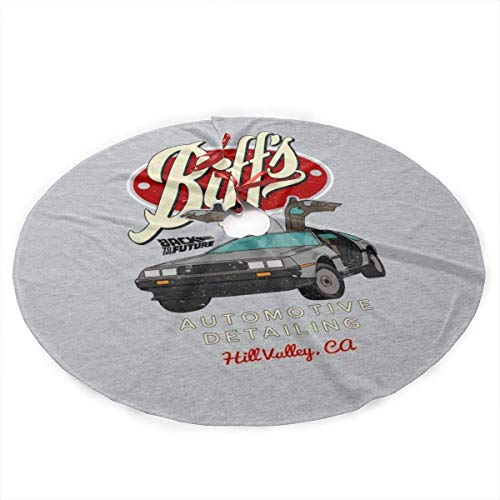 WILHJGH Andorra Vintage Sun - Falda de árbol de Navidad de Tela de Felpa 36 Pulgadas