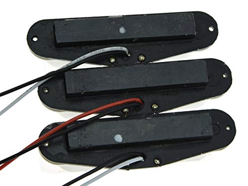 Wilkinson Lic - Pastillas de guitarra, una sola bobina, para Stratocaster, color blanco, vintage, blanco