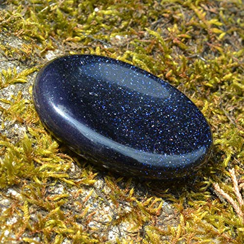 William Sturt - Ángel de la Guarda en Forma de corazón con Cristal de Recarga de Piedra Dorada Azul, Cristal de ángel, Hecho a Mano, en Peltre Fino